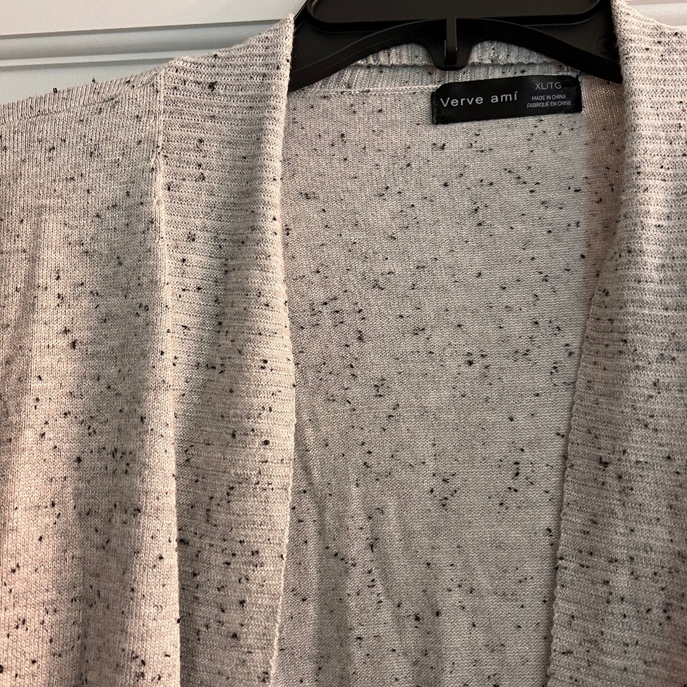Speckled lightweight cardigan